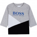 T-shirt in jersey 100% cotone BOSS Per RAGAZZO