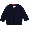 Cotton tricot cardigan BOSS for BOY