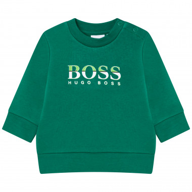 Brushed fleece sweatshirt BOSS for BOY