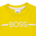 T-shirt van katoenen jersey BOSS Voor