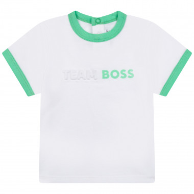 T-shirt van biokatoen BOSS Voor