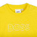 T-shirt cotone tinta unita BOSS Per RAGAZZO