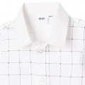 Checked cotton shirt BOSS for BOY