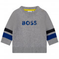 Gestreepte trui van tricot BOSS Voor