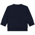 Sweater met kleurig 3D-logo BOSS Voor