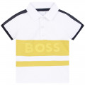 Poloshirt aus Piqué-Mesh BOSS Für JUNGE