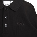 Long-sleeved polo shirt BOSS for BOY