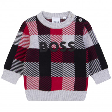 Checked cotton jumper  for 