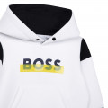 Two-tone hooded sweatshirt BOSS for BOY