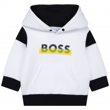 Two-tone hooded sweatshirt BOSS for BOY
