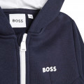 Fleece vest met capuchon BOSS Voor