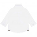 Cotton embroidered shirt BOSS for BOY