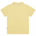 Short-sleeved cotton polo BOSS for BOY