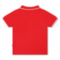 Short-sleeved cotton polo BOSS for BOY