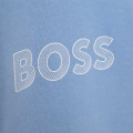Sweat-shirt molletonné à logo BOSS pour GARCON