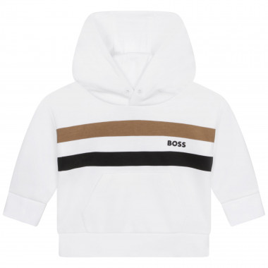 Hooded sweatshirt with logo BOSS for BOY