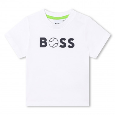 Baumwoll-t-shirt mit logo  Für 
