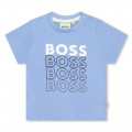 Cotton short-sleeved t-shirt BOSS for BOY