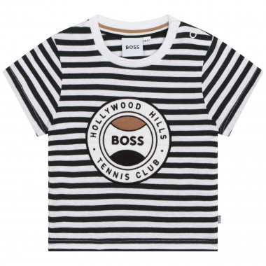 Striped cotton t-shirt BOSS for BOY
