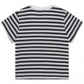 Striped cotton t-shirt BOSS for BOY