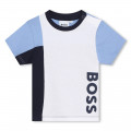 Multicoloured cotton t-shirt BOSS for BOY