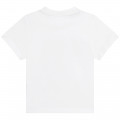 T-shirt cotone stampa tennis BOSS Per RAGAZZO