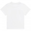 T-shirt met tennisprint BOSS Voor
