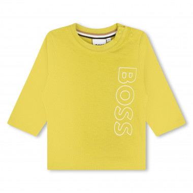 T-shirt en coton avec logo BOSS pour GARCON