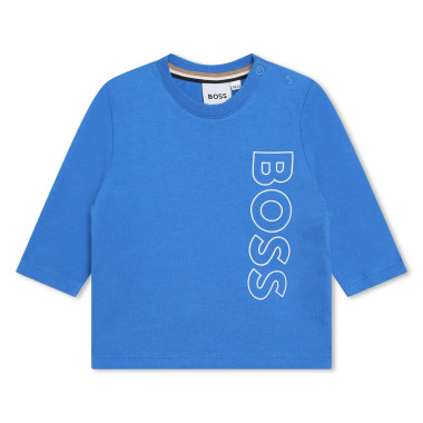 T-shirt en coton avec logo BOSS pour GARCON