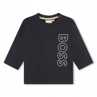 Cotton t-shirt with logo BOSS for BOY
