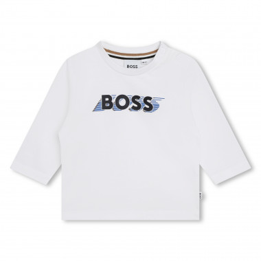T-shirt met logo BOSS Voor