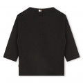 Cotton t-shirt with logo BOSS for BOY
