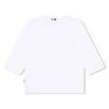 Cotton t-shirt with logo BOSS for BOY