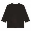 Cotton t-shirt with panels BOSS for BOY