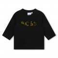 T-shirt met logoprint BOSS Voor