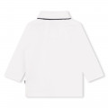 Cotton piqué polo BOSS for BOY