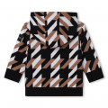 Zip-up cotton sweatshirt BOSS for BOY