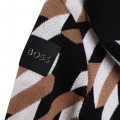 Zip-up cotton sweatshirt BOSS for BOY