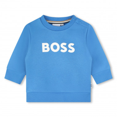 Sweatshirt met katoen BOSS Voor