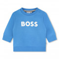 Cotton-rich sweatshirt BOSS for BOY