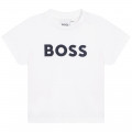 Cotton short-sleeved T-shirt BOSS for BOY