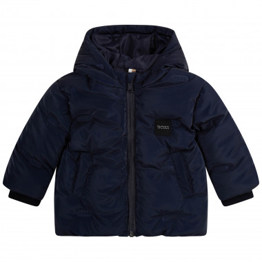 Hooded water-resistant jacket BOSS for BOY