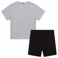 Cotton t-shirt and shorts BOSS for BOY