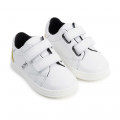 Hook-and-loop leather trainers BOSS for BOY