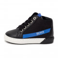 Leather high-top trainers BOSS for BOY
