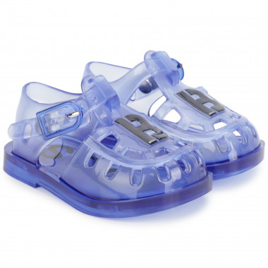 Clear buckled sandals BOSS for BOY
