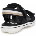 Double hook-and-loop sandals BOSS for BOY
