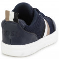 Dual-fabric lace-up trainers BOSS for BOY