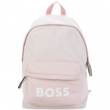 Dual-fabric backpack BOSS for GIRL