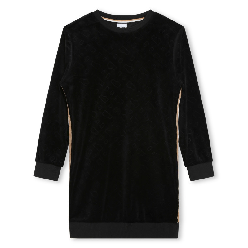 BOSS Robe a manches longues fille noir Kids around